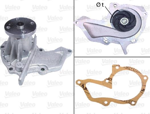 Valeo 506472 - Water Pump autospares.lv