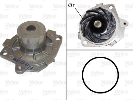 Valeo 506590 - Water Pump autospares.lv