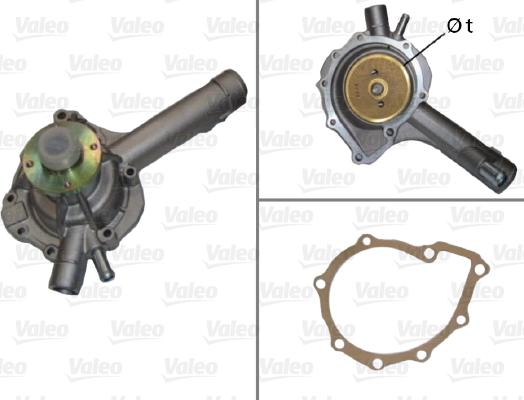 Valeo 506592 - Water Pump autospares.lv