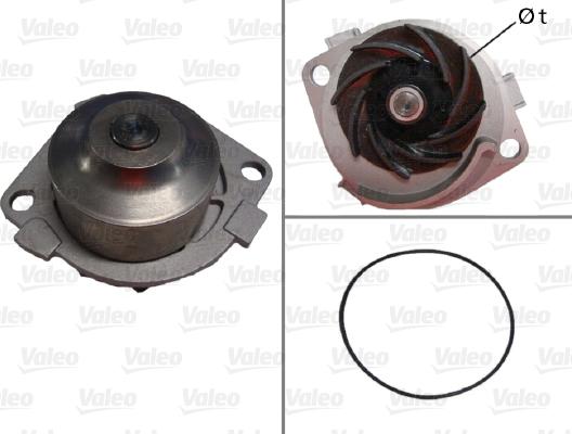 Valeo 506597 - Water Pump autospares.lv