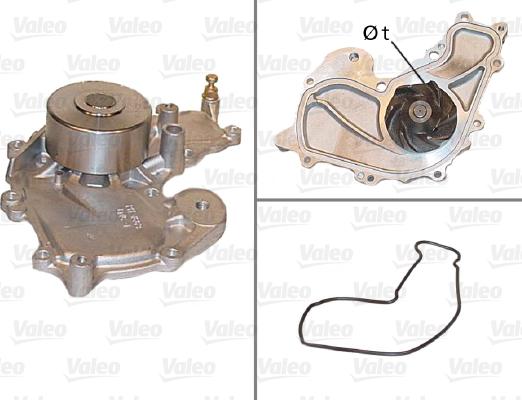 Valeo 506540 - Water Pump autospares.lv