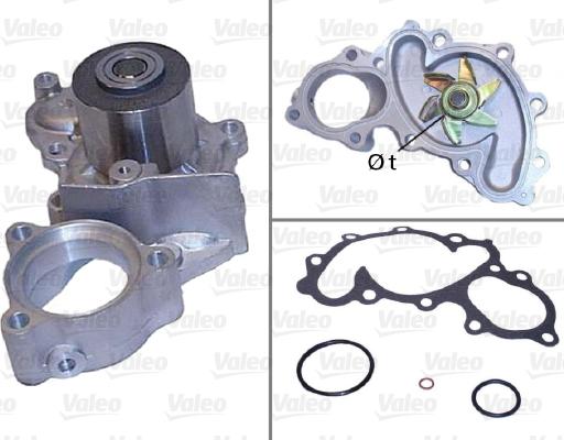 Valeo 506543 - Water Pump autospares.lv