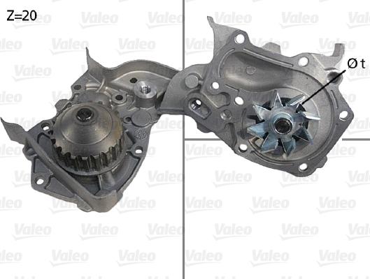 Valeo 506564 - Water Pump autospares.lv