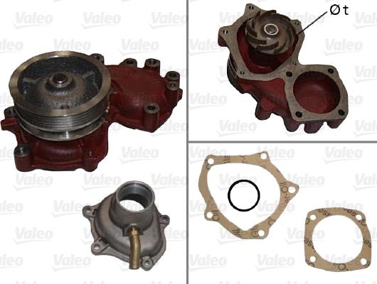 Valeo 506560 - Water Pump autospares.lv