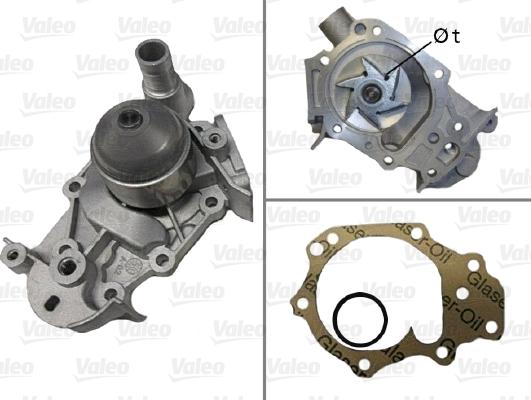 Valeo 506580 - Water Pump autospares.lv