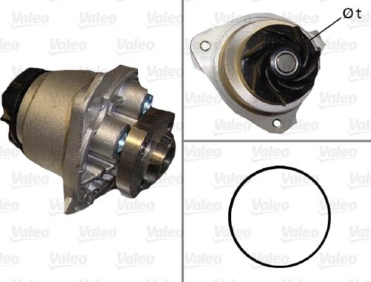 Valeo 506587 - Water Pump autospares.lv