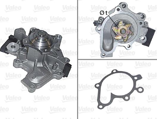 Valeo 506536 - Water Pump autospares.lv