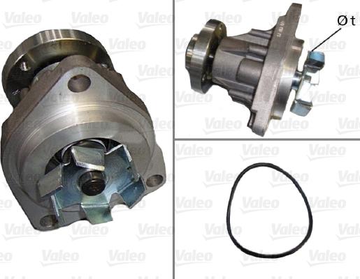 Valeo 506527 - Water Pump autospares.lv