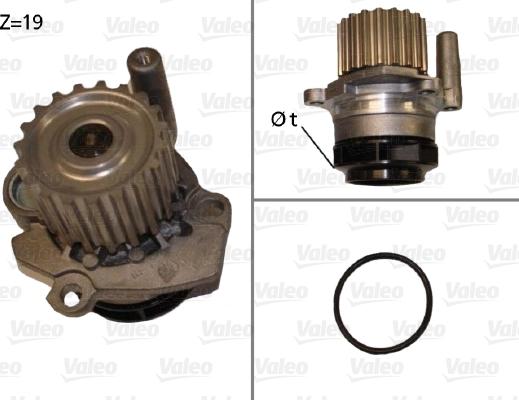 Valeo 506699 - Water Pump autospares.lv