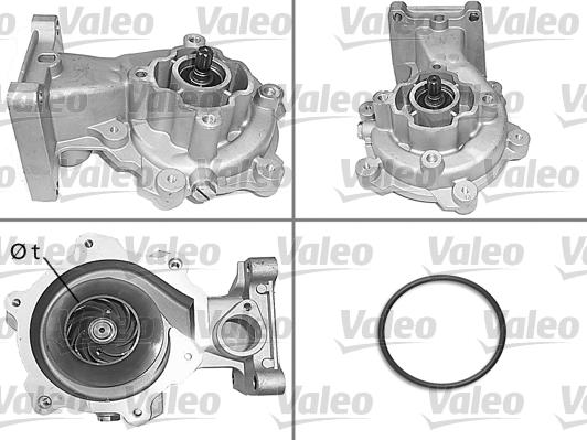 Valeo 506693 - Water Pump autospares.lv