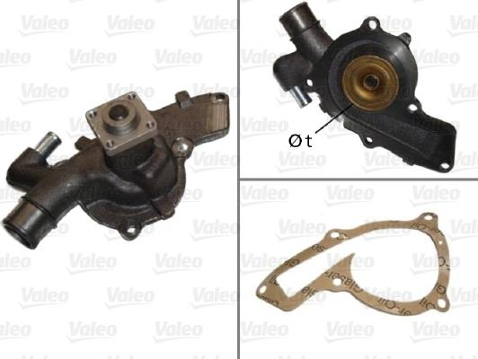 Valeo 506642 - Water Pump autospares.lv