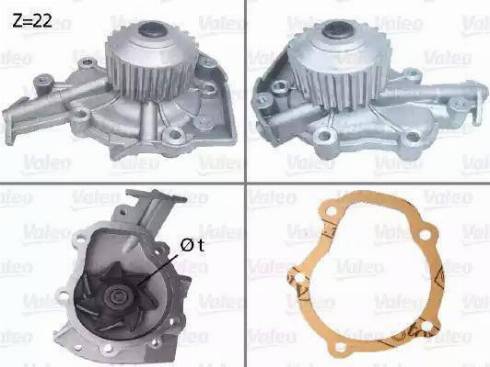 RIDER RD.150169005 - Water Pump autospares.lv