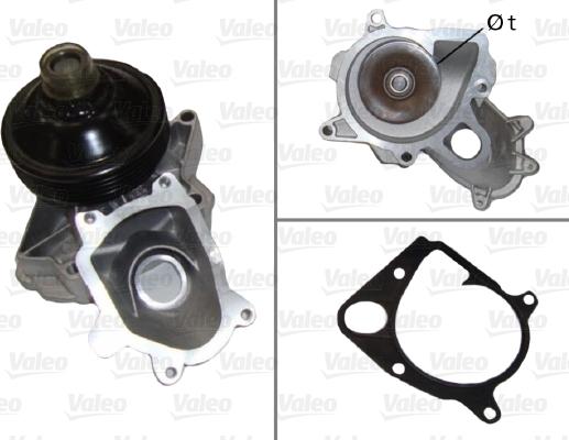 Valeo 506663 - Water Pump autospares.lv