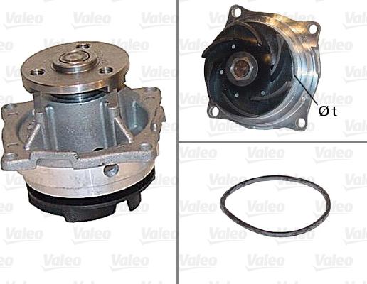 Valeo 506604 - Water Pump autospares.lv