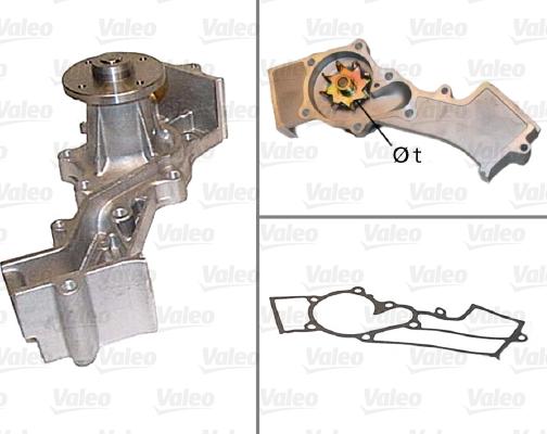 Valeo 506606 - Water Pump autospares.lv