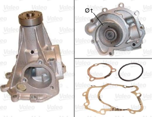 Valeo 506619 - Water Pump autospares.lv