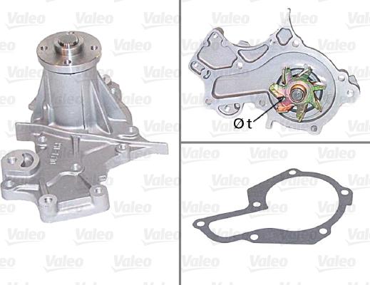 Valeo 506614 - Water Pump autospares.lv