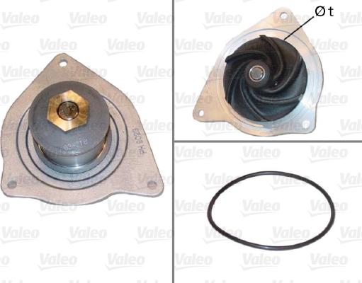 Valeo 506616 - Water Pump autospares.lv