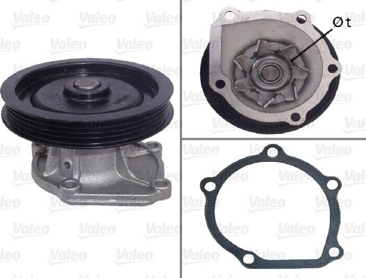 Valeo 506610 - Water Pump autospares.lv