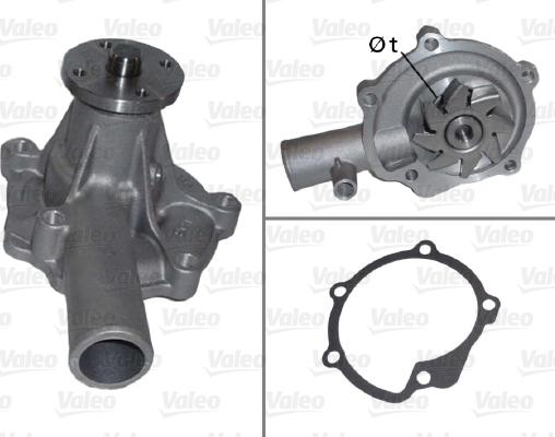 Valeo 506689 - Water Pump autospares.lv