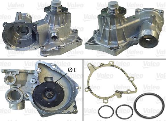 Valeo 506631 - Water Pump autospares.lv