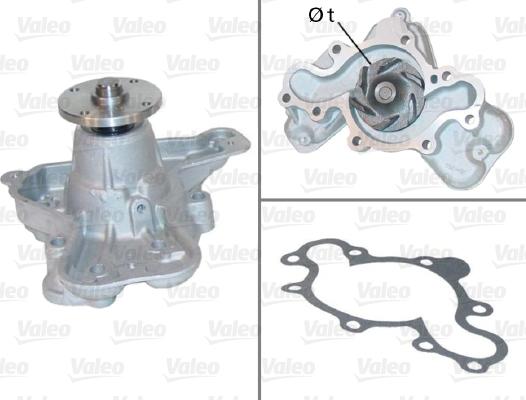 Valeo 506626 - Water Pump autospares.lv