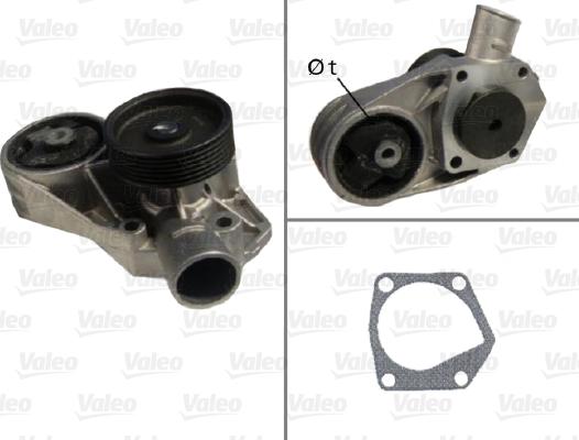 Valeo 506672 - Water Pump autospares.lv