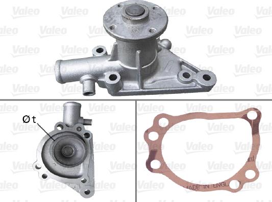 Valeo 506010 - Water Pump autospares.lv