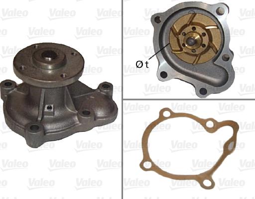 Valeo 506085 - Water Pump autospares.lv