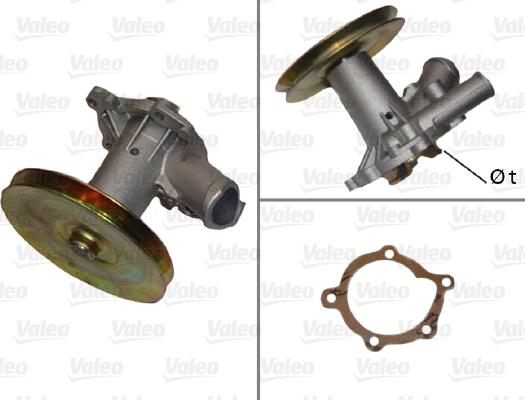 Valeo 506034 - Water Pump autospares.lv