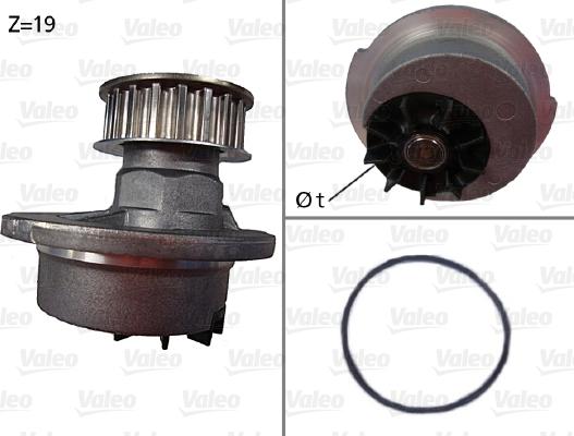 Valeo 506030 - Water Pump autospares.lv