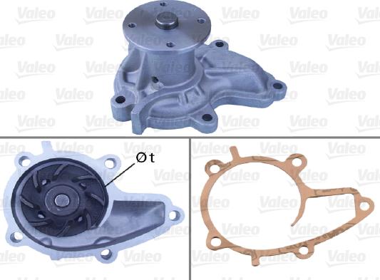 Valeo 506037 - Water Pump autospares.lv