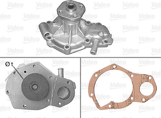 Valeo 506074 - Water Pump autospares.lv