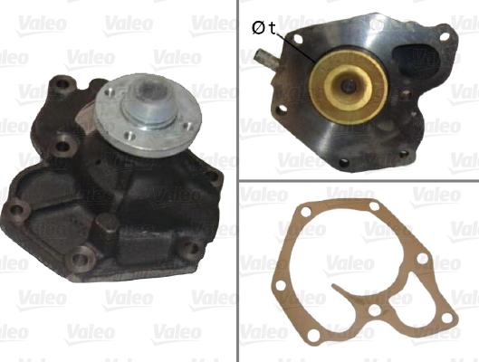 Valeo 506166 - Water Pump autospares.lv