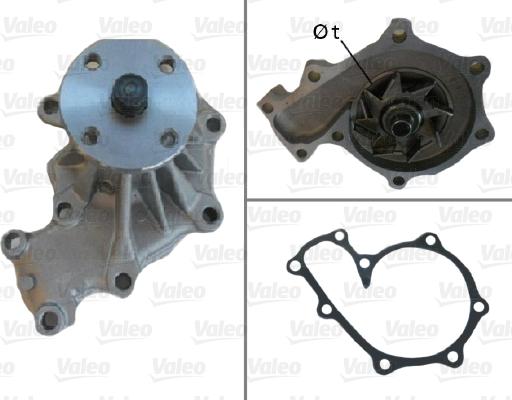 Valeo 506898 - Water Pump autospares.lv