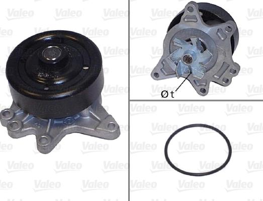 Valeo 506844 - Water Pump autospares.lv