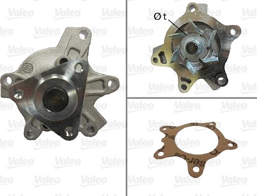 Valeo 506848 - Water Pump autospares.lv