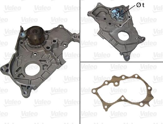 Valeo 506851 - Water Pump autospares.lv