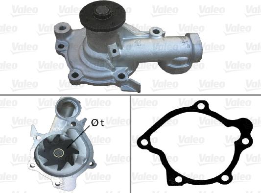 Valeo 506857 - Water Pump autospares.lv