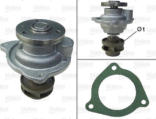 Valeo 506809 - Water Pump autospares.lv