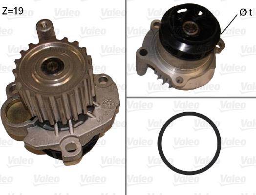 Valeo 506873 - Water Pump autospares.lv