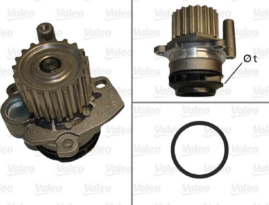 Valeo 506872 - Water Pump autospares.lv