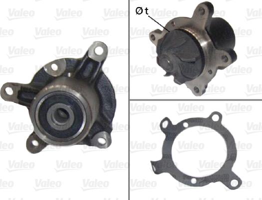 Valeo 506344 - Water Pump autospares.lv