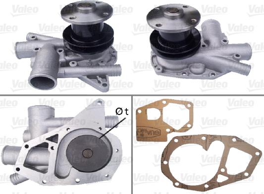 Valeo 506341 - Water Pump autospares.lv