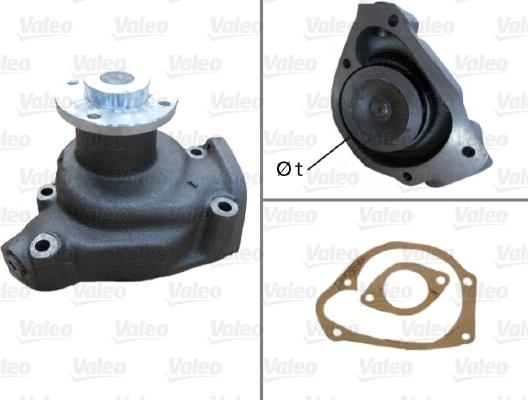 Valeo 506358 - Water Pump autospares.lv