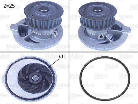 Valeo 506310 - Water Pump autospares.lv