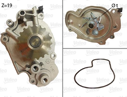 Valeo 506322 - Water Pump autospares.lv