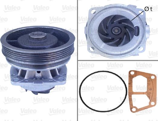 Valeo 506379 - Water Pump autospares.lv