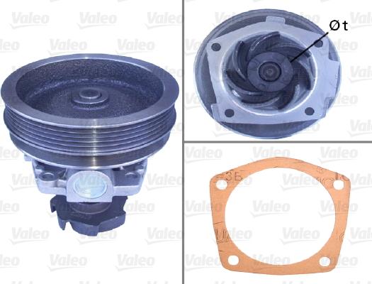 Valeo 506299 - Water Pump autospares.lv