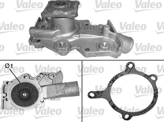 Valeo 506283 - Water Pump autospares.lv